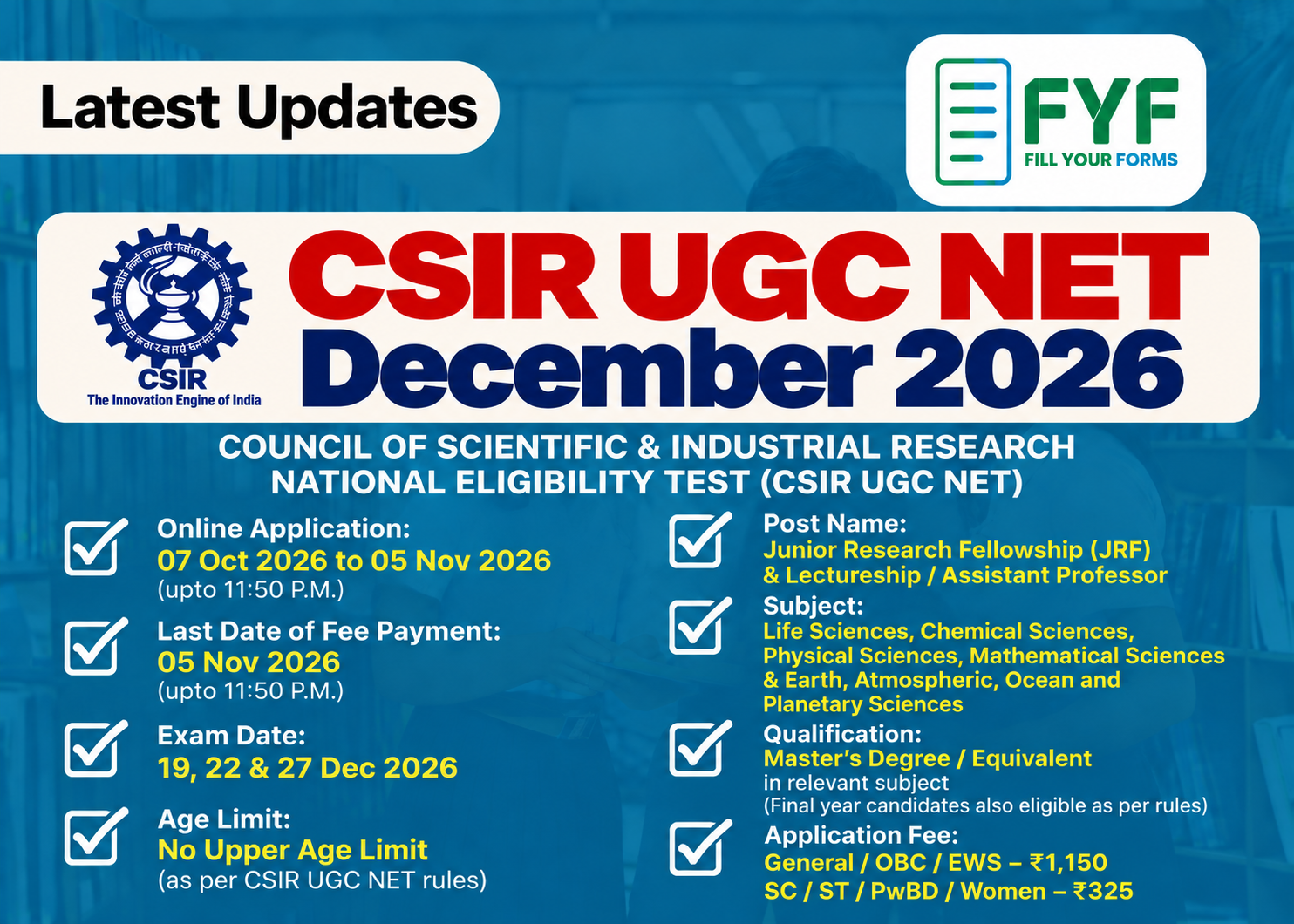 CSIR UGC NET December 2026 Updates (1)