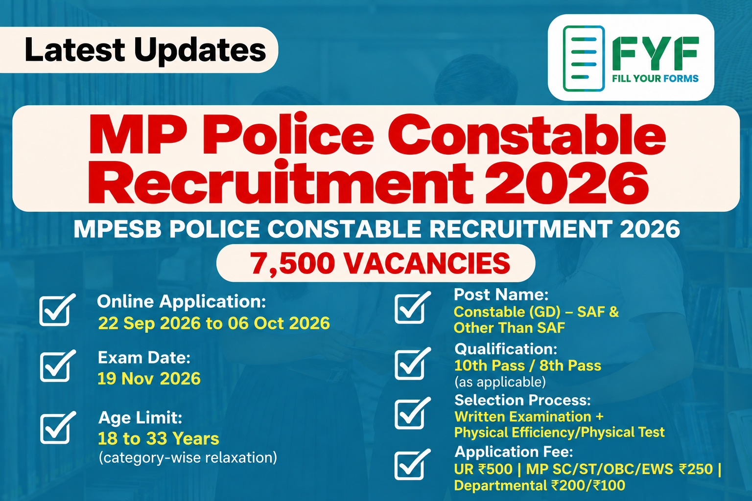 MP Police Constable Recruitment 2026